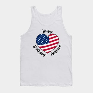 happy birthday America Tank Top